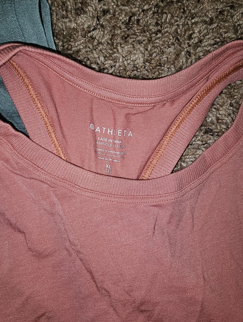 Athleta Pink & Teal Lightweight Tanks - Picture 3 of 4